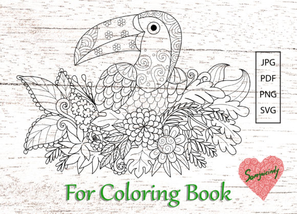 Download Toucan for Adult Coloring Book - Color Collection