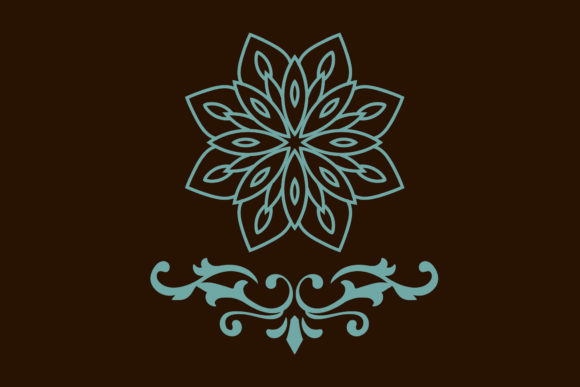 Download Mandala Blue Flower Ethnic Design Art - Ethnic Collection