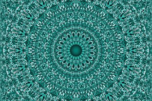 Download Turquoise Seamless Mandala Pattern - Premium Bundle
