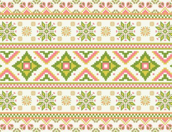 Download Ethnic Floral Embroidery Pattern - Ethnic Collection