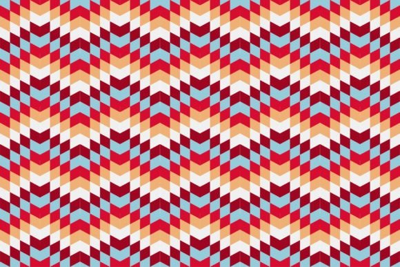 Download Geometric Pixel Ikat Ethnic Design EPS - Ethnic Collection