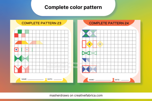 Download Kids Activity Trace Color Pattern 23-24 - Color Collection