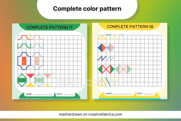 Download Kids Activity Trace Color Pattern 17-18 - Color Collection