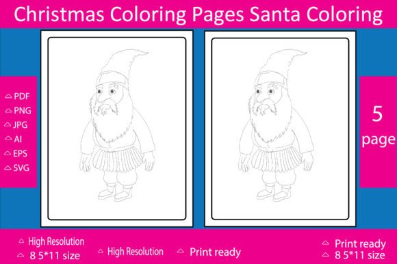Download Christmas Coloring Pages Santa Coloring - Color Collection