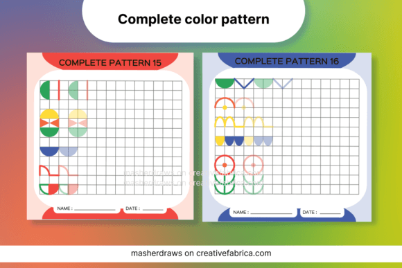 Download Kids Activity Trace Color Pattern 15-16 - Color Collection