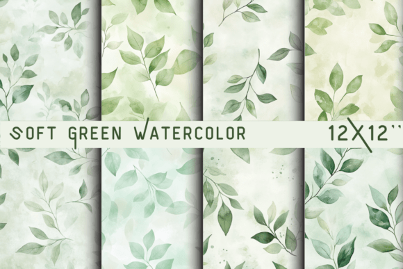 Download Soft Green Watercolor Background - Color Collection