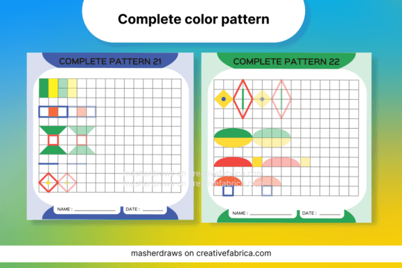 Download Kids Activity Trace Color Pattern 21-22 - Color Collection