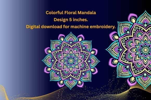 Download Colorful Floral Mandala - Color Collection